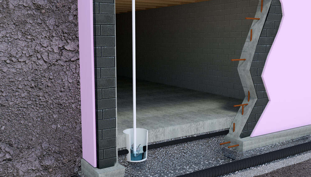 A 3d Illustration Of The Construction Method For A Residential